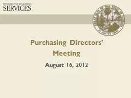 Purchasing Directors’