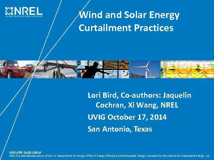 Wind and solar energy curtailment practices