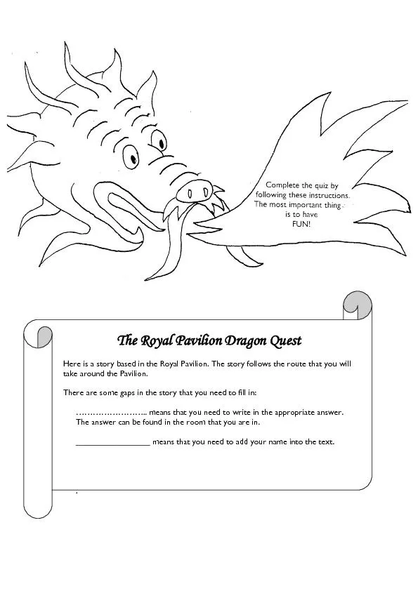The Royal Pavilion Dragon Quest