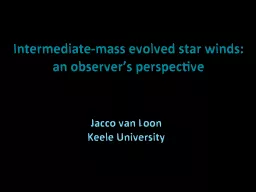 I ntermediate-mass evolved star winds: an observer’s pers