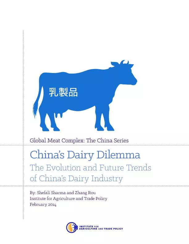 The evolution and future trends of china's dairy industry