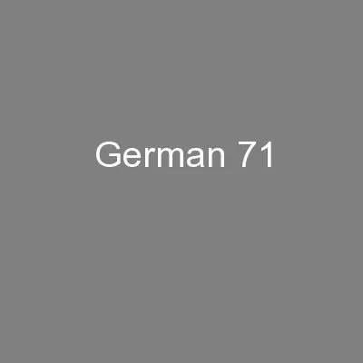 German 71