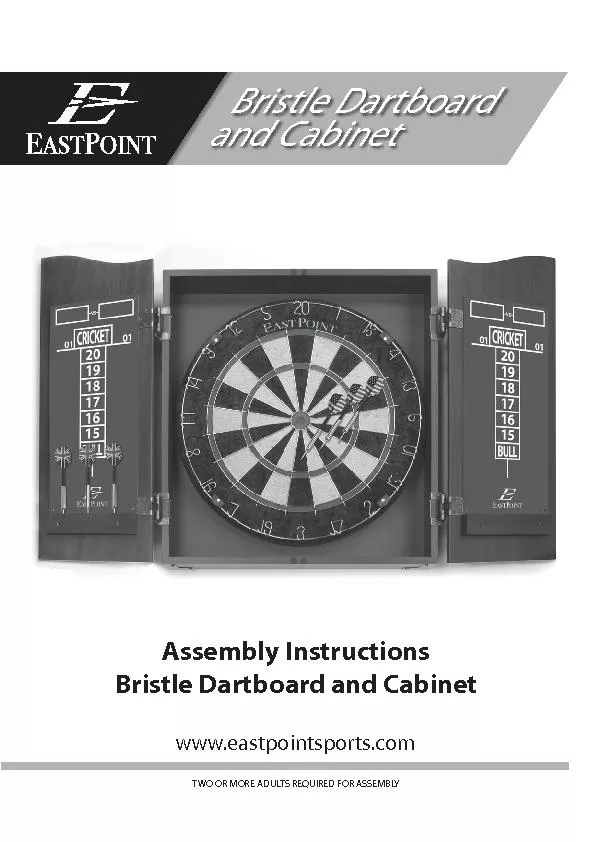 Assembly instruction Bristle dartboard and cabinet