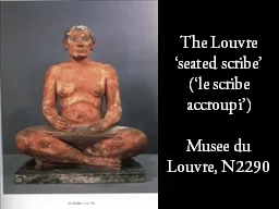 The Louvre ‘seated scribe’