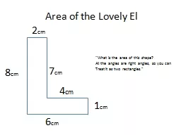 Area of the Lovely El