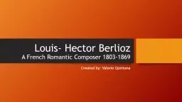 Louis- Hector Berlioz