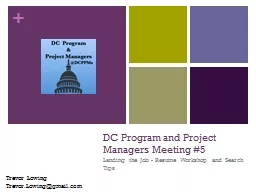 DC Program and Project