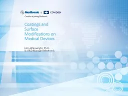 Coatings, Surface Modifications