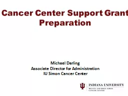 Cancer Center Support Grant