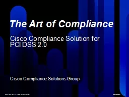 The Art of Compliance