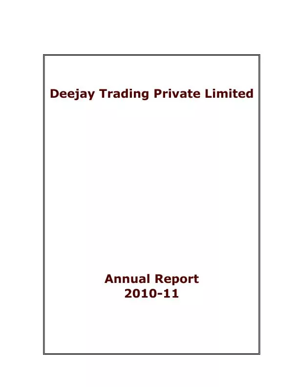 Deejay trading private limited