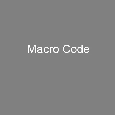 Macro Code