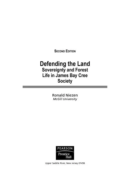  Sovereignty and forest life in james bay cree society