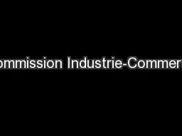 Commission Industrie-Commerce