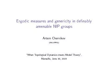 Ergodic measures and genericity in definably amenable NIP group