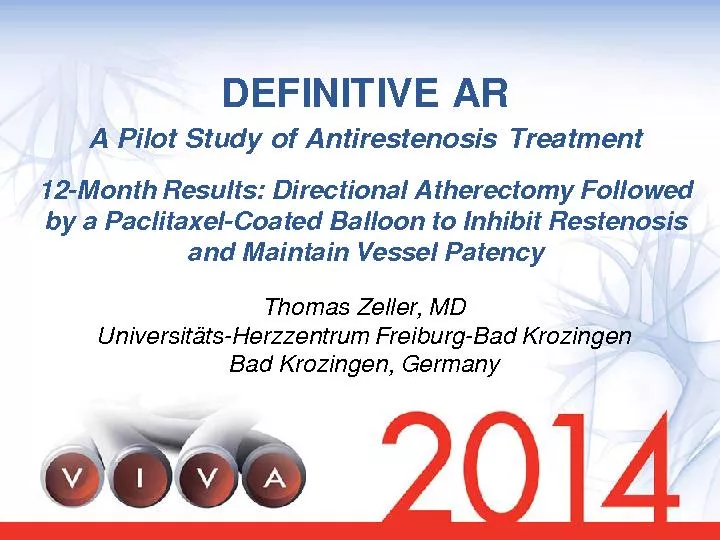 A pilot study of Antirestenosis  treatment