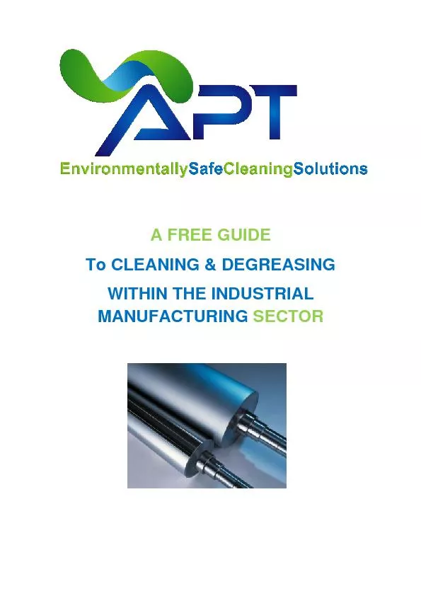 Environmentally safe cleaning solutions