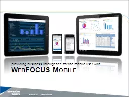 WebFOCUS Mobile