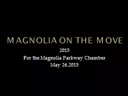 Magnolia on the Move