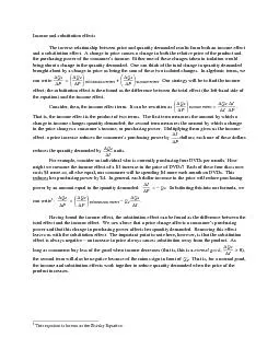 The inverse relationship between price and quantity demanded results f