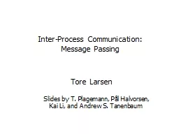 Inter-Process Communication:
