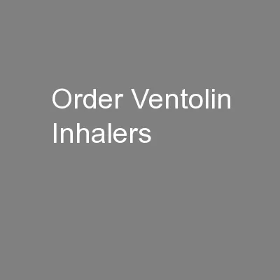Order Ventolin Inhalers