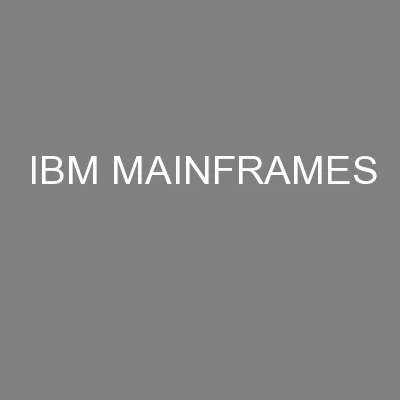 IBM MAINFRAMES