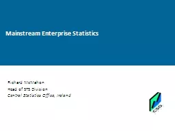 Mainstream Enterprise Statistics
