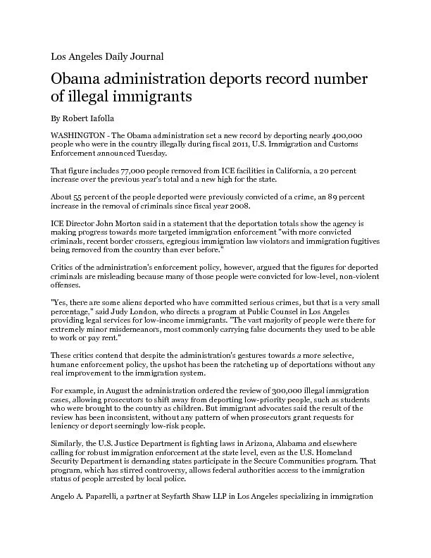 Obama administration deports record number of illegal immigrants
