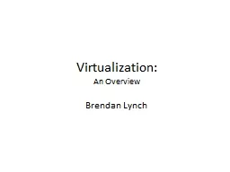 Virtualization: