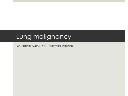 Lung malignancy