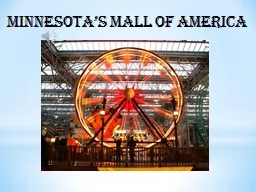 Minnesota’s Mall of America