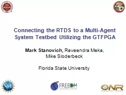 Connecting the RTDS to a Multi-Agent System Testbed Utilizi