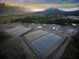 Mammoth Community Water District