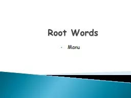 Root Words