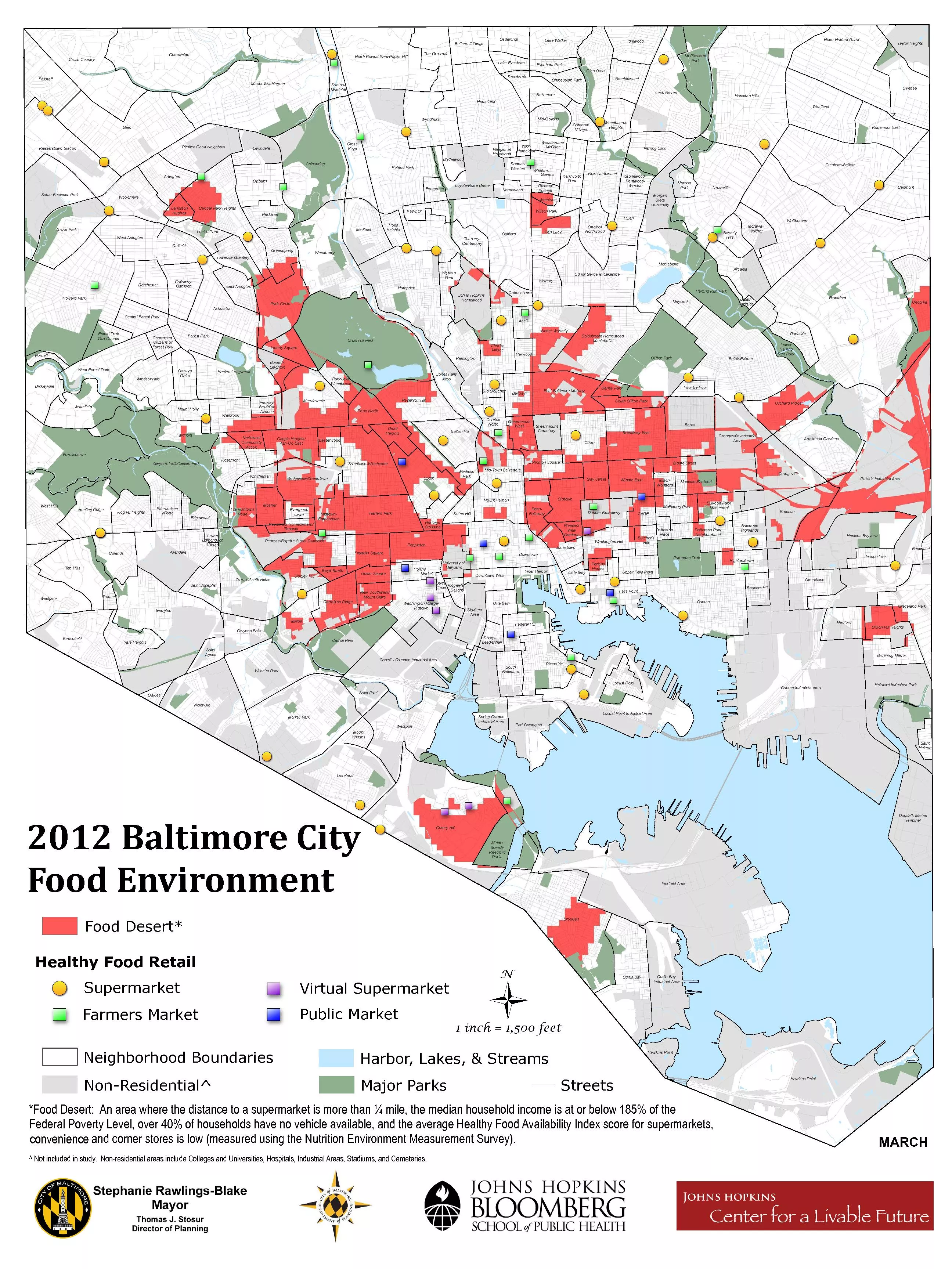 Baltimore city food environment