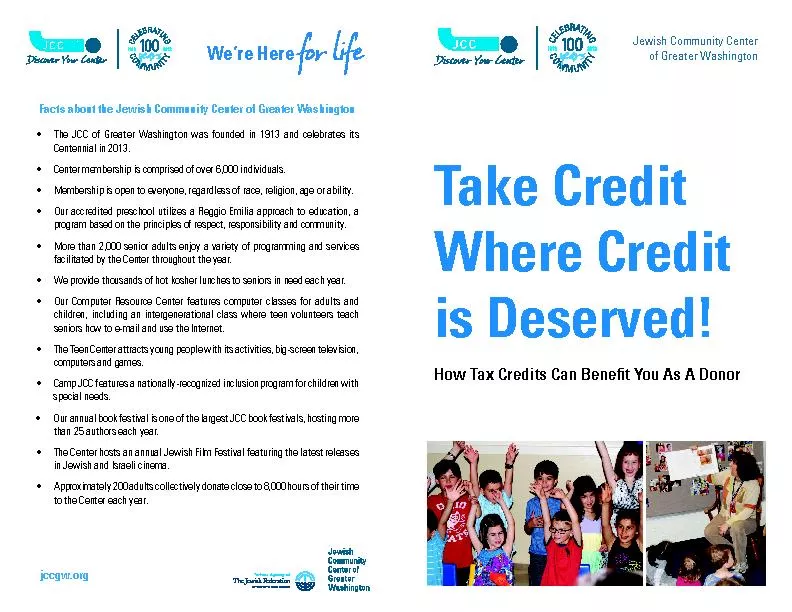 Take credit where credit is deserved
