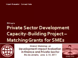 Private Sector Development Capacity-Building Project – Ma