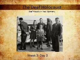 The Deaf Holocaust