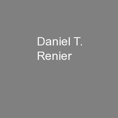 Daniel T. Renier