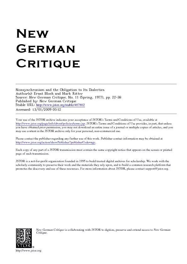 New German critique