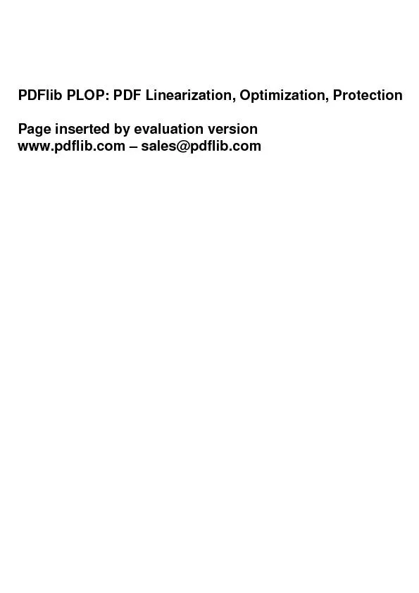 PDF linearization optimization protection