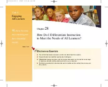 How do i differentiate instruction to meet the needs of all learners