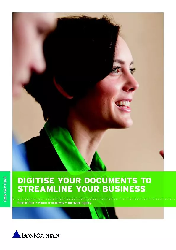 Digitise your documents to stream line your business