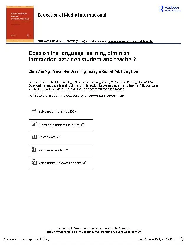 Does online language learning diminish interaction between student and teacher