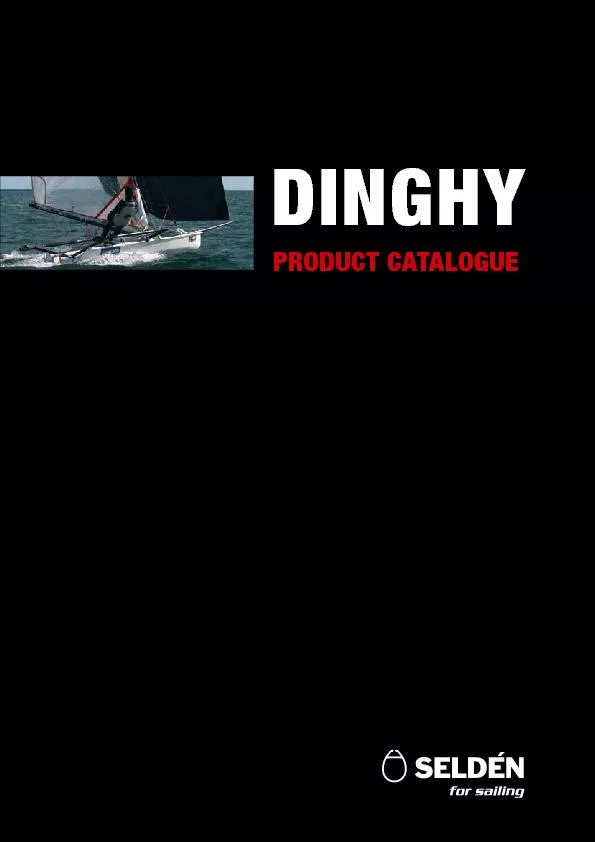 DINGHY PRODUCT CATALOGUEDINGHY