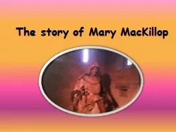 The story of Mary MacKillop