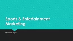 Sports & Entertainment Marketing