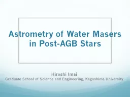 Astrometry of Water Masers in Post-AGB Stars