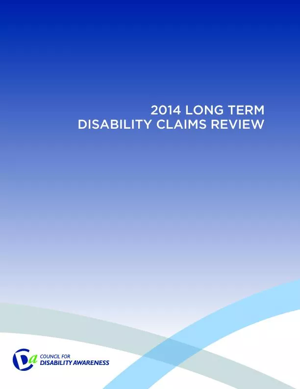 2014 long term disability claims review